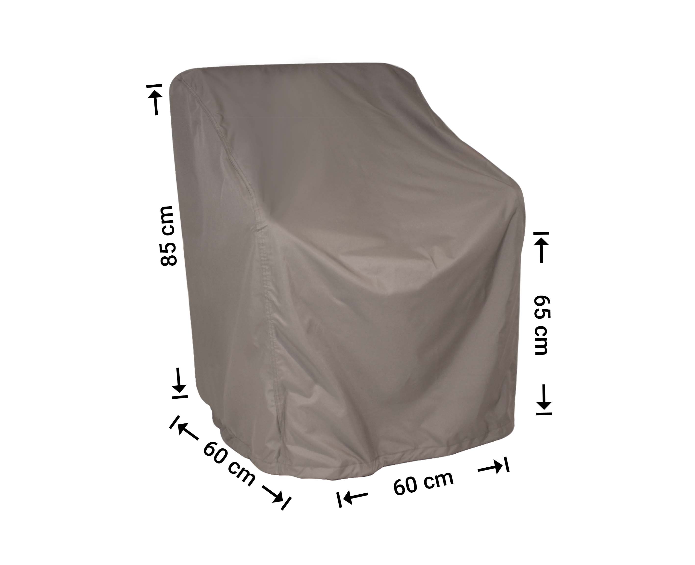 RTGC60_8720828090121Kyem1a3jSQepJ Tuinstoel hoes 60 x 60 H; 85/65 cm