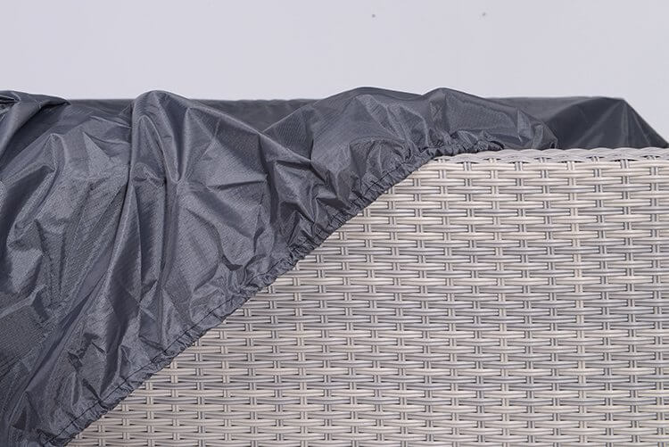 Loungehoekbank beschermhoes 255 x 255 H: 70 cm