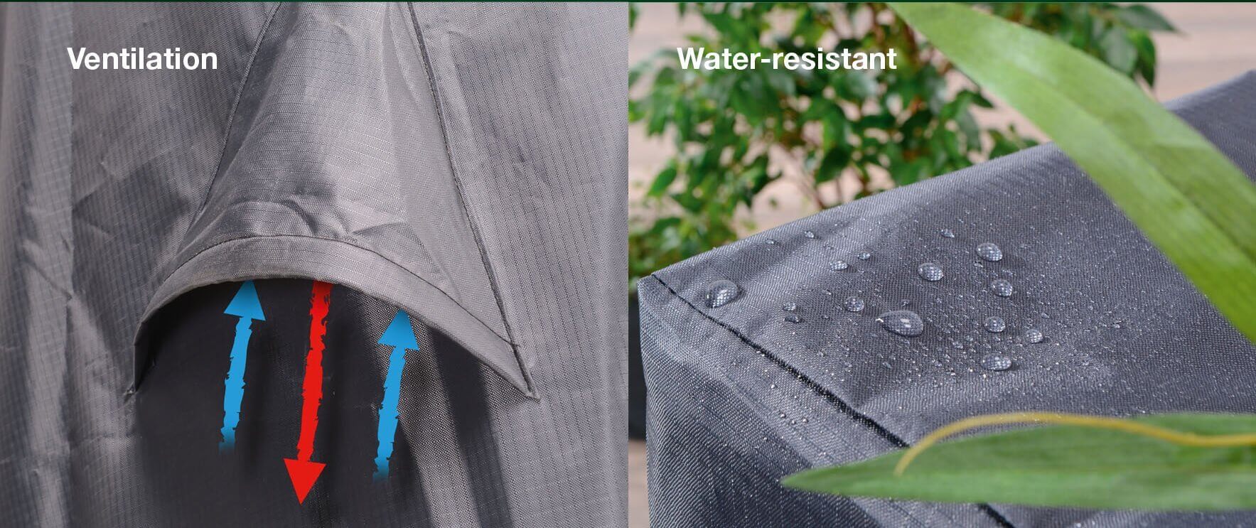 garden-impressions-afdek-ventilatie-waterrepelentisOoffqERLEwP Afdekhoes hoeksalon en hocker 255 x 205 H: 80 cm