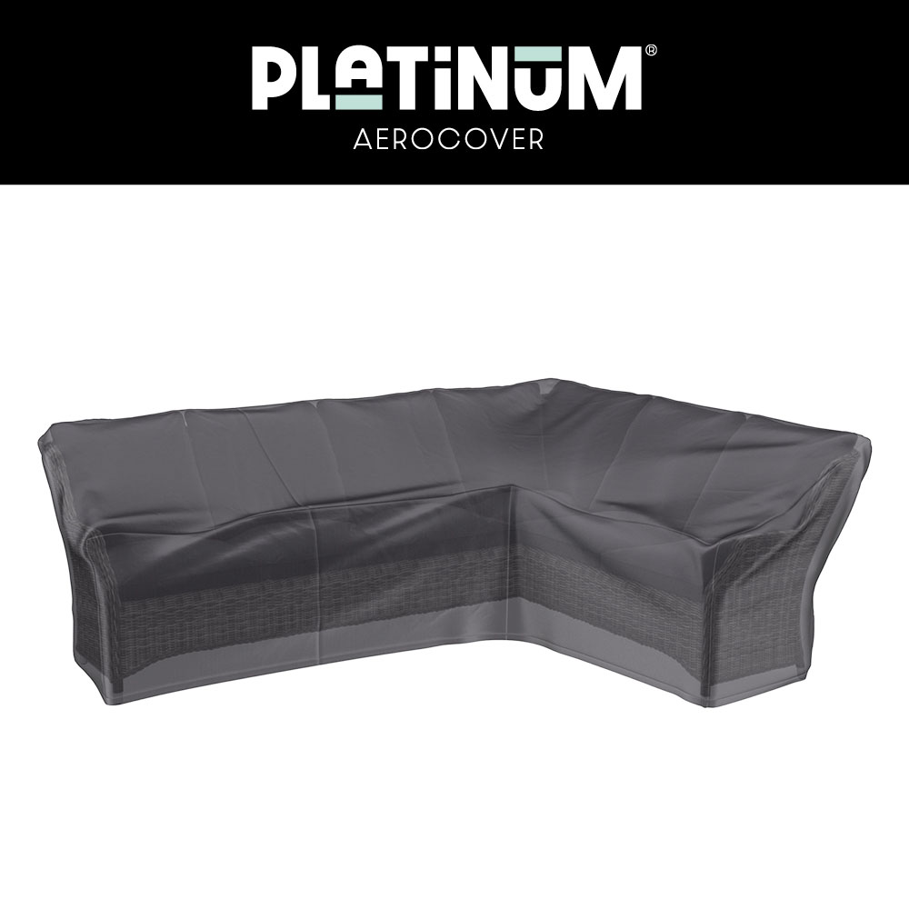 Hoes voor dining hoeksofa 270 x 210 H: 90 - 65 cm