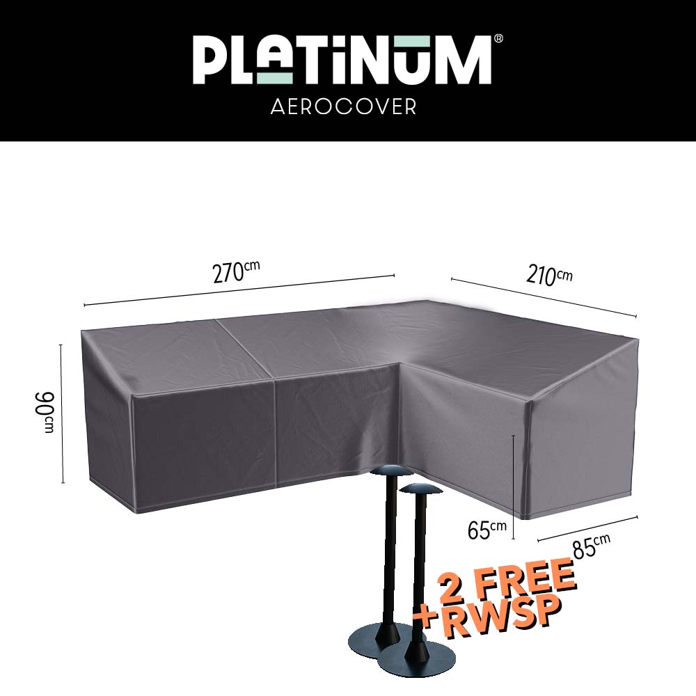 Hoes voor dining hoeksofa 270 x 210 H: 90 - 65 cm Hoes voor dining hoeksofa 270 x 210 H: 90 - 65 cm