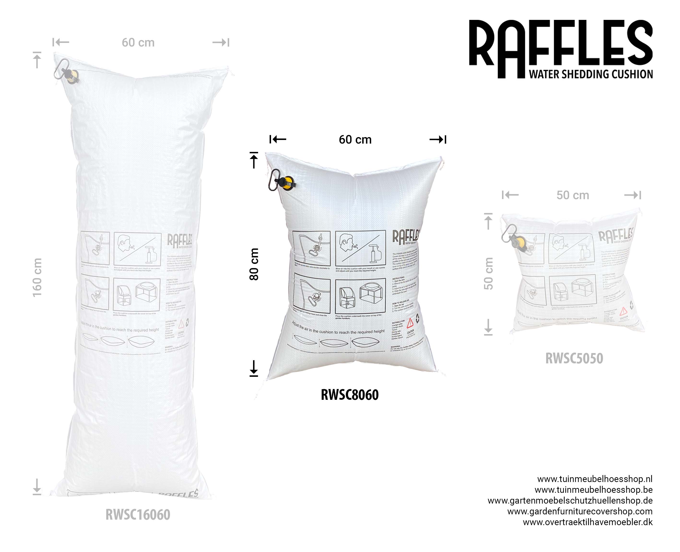 RWSC8060 Water Shedding Cushion 80 x 60 cm