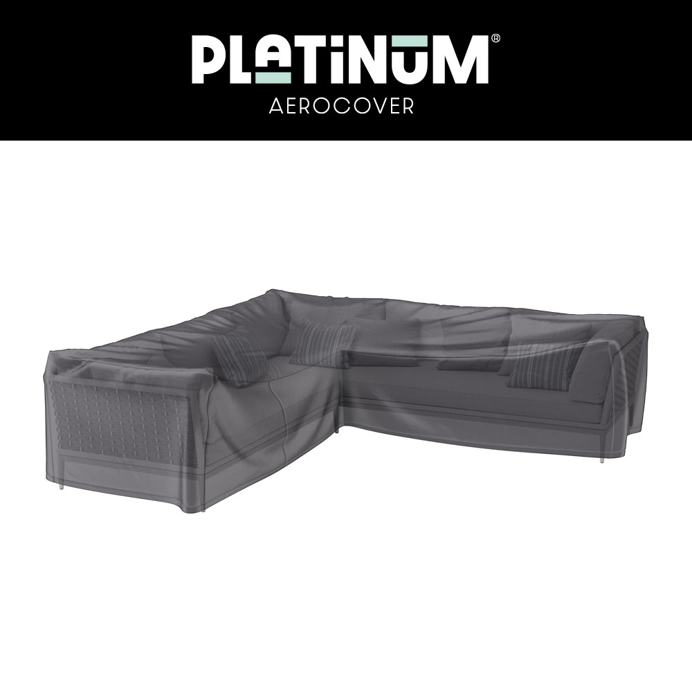 Hoes voor loungeset hoekopstelling 270 x 270 H: 70 cm