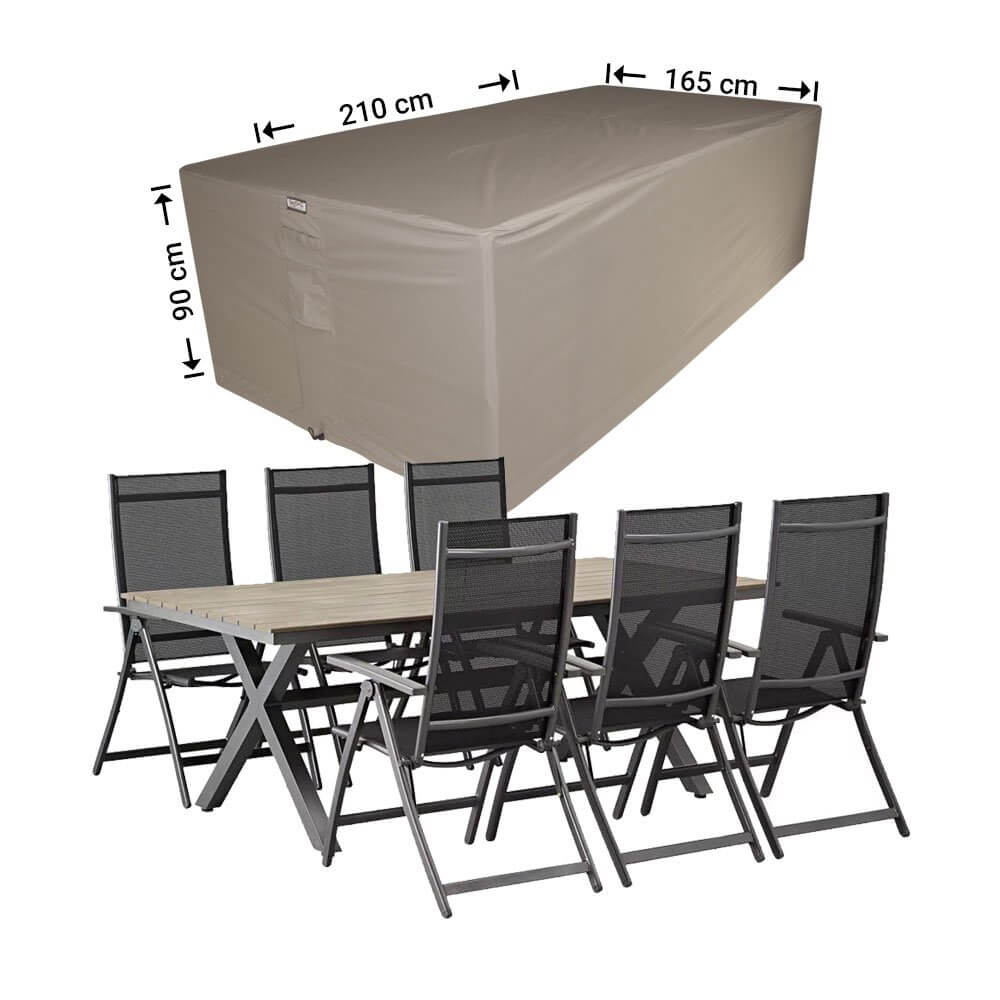 rds210165-completeIcSjAKfFVSqUx Tuinmeubelhoes voor tuinset 210 x 165 H: 90 cm