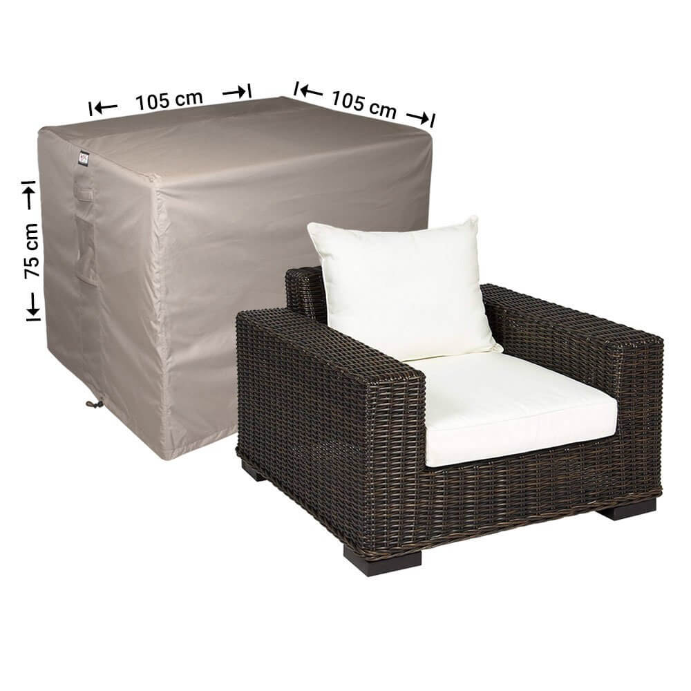 Lounge stoel hoes 105 x 105 H: 75 cm