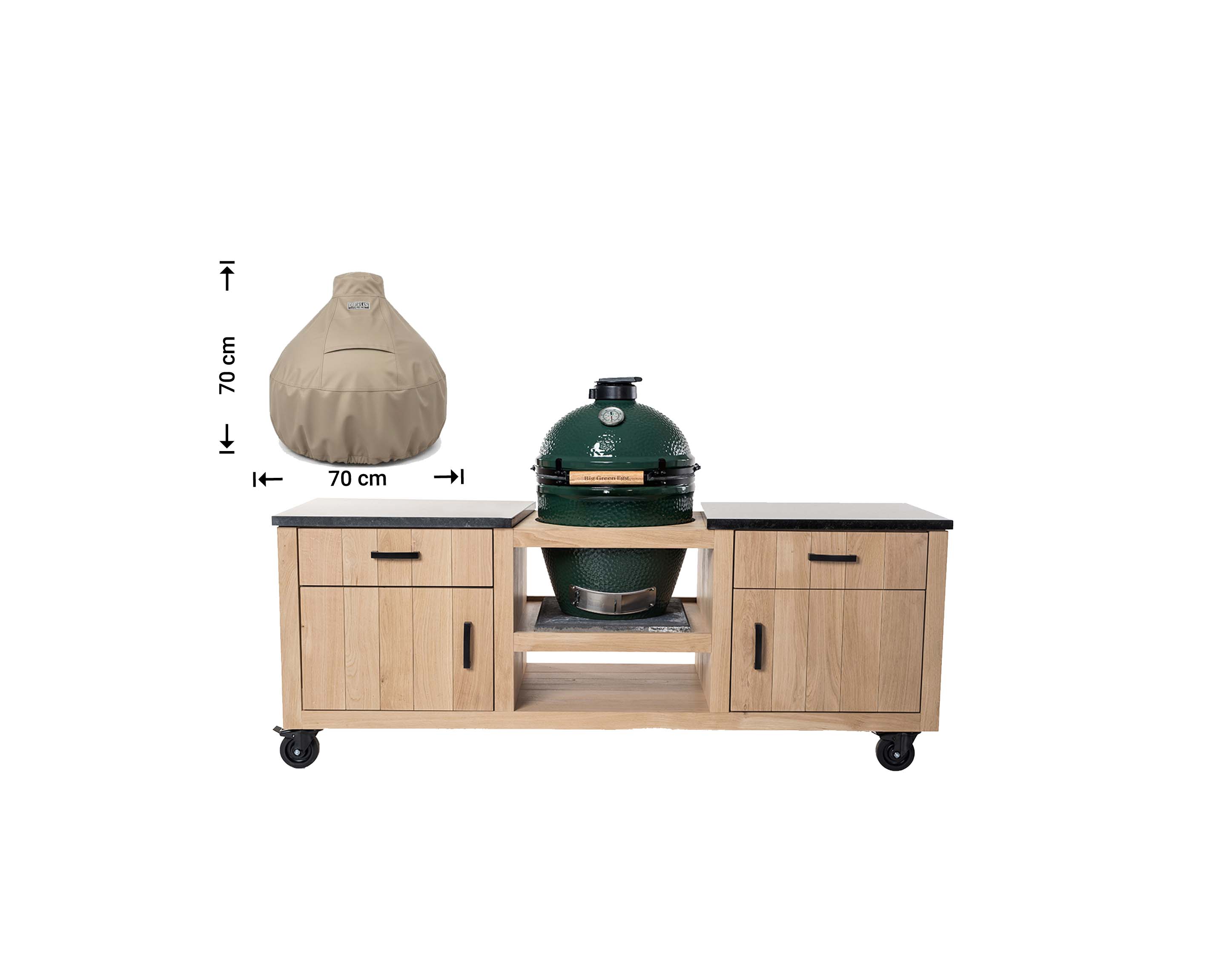 Raffles Covers Kamado Hoes voor Big Green Egg & Kamado BBQ’s