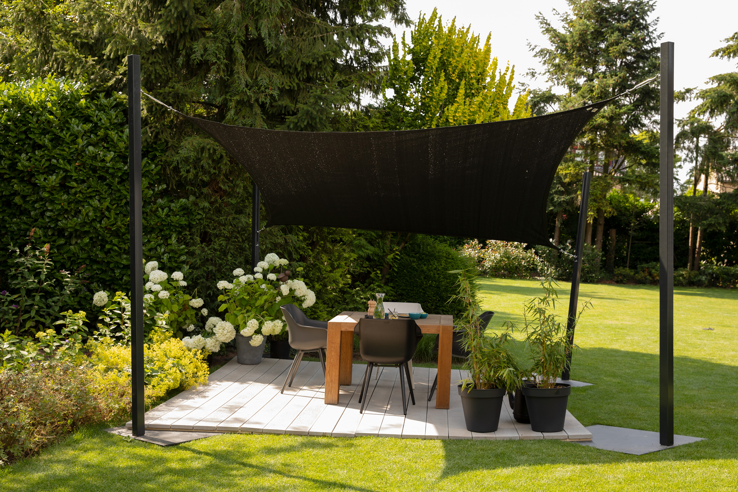 Nesling-schaduwdoek-coolfit-zwart3ToaJjV19FprZ Schaduwdoek van 5,0m Nesling - olijf sfeer