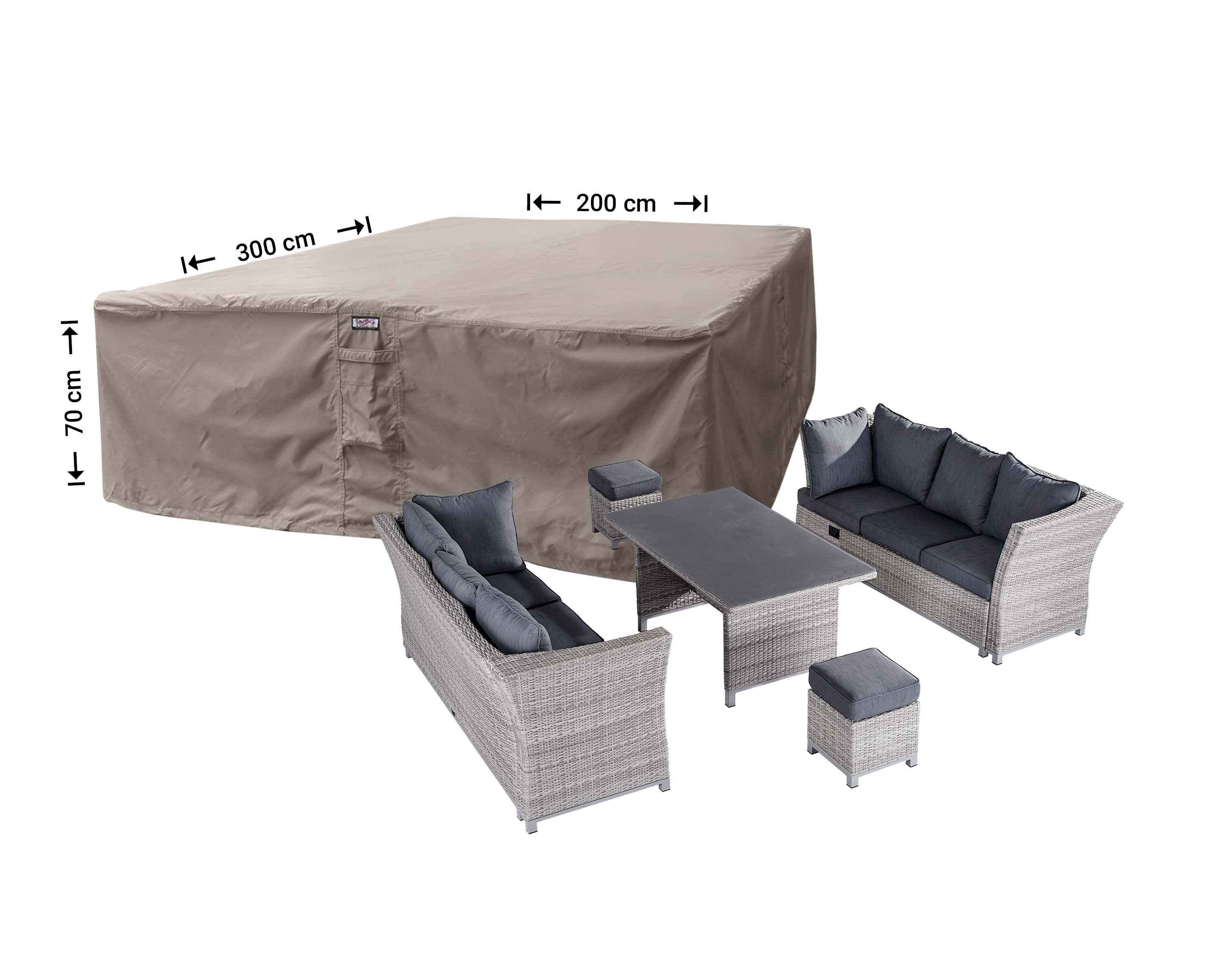 RLS300200_7445945745792h9xdvZ7mZmS6L Loungeset hoes 300 x 200 H: 70 cm