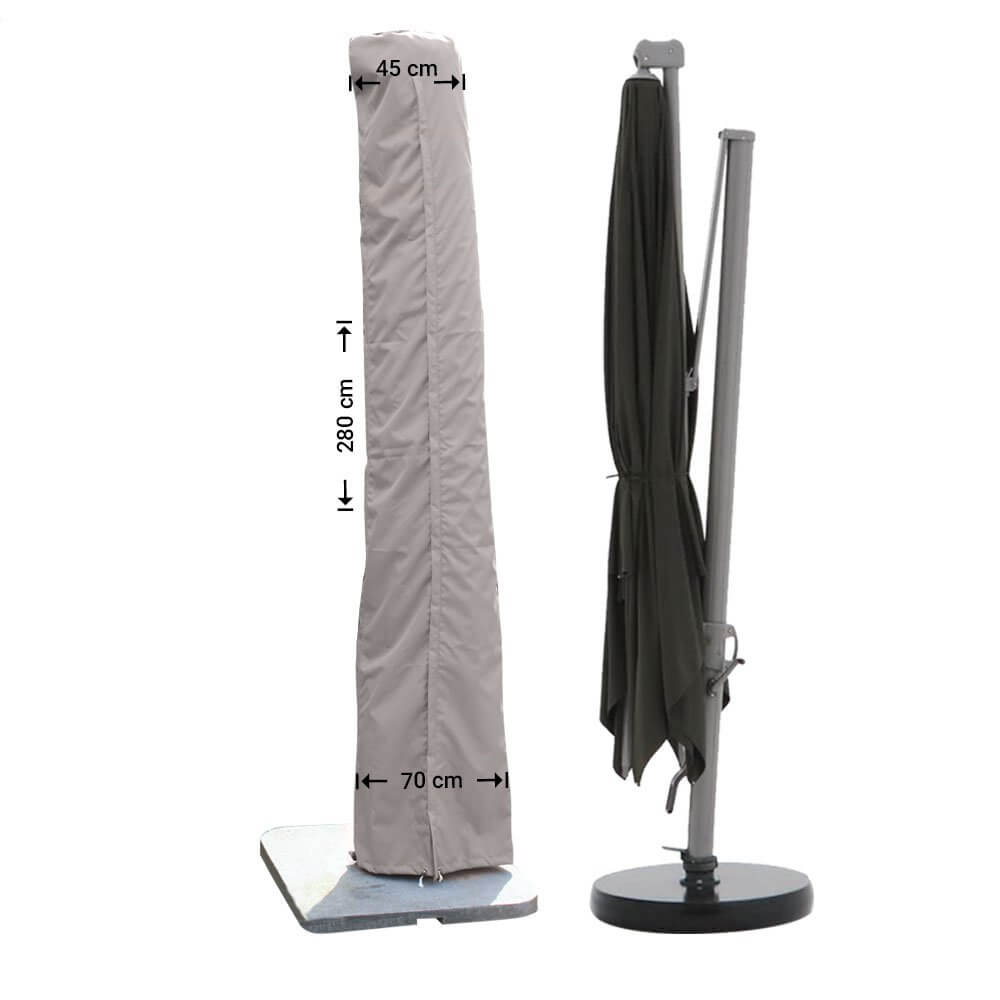 RUS280-complete8jicdgY2XtnCr Rechte parasolhoes 280 cm hoog