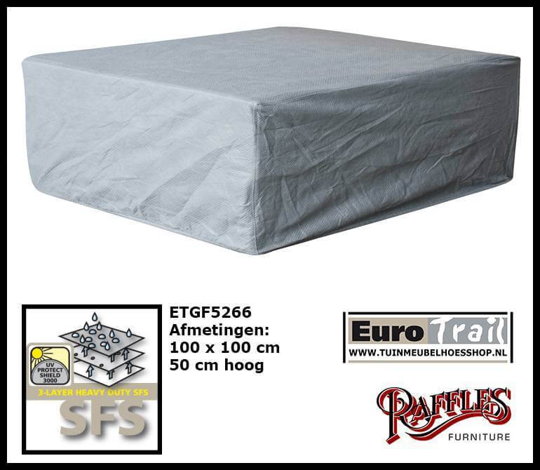 Hoes voor lounge tafel 100 x 100 H: 50 cm