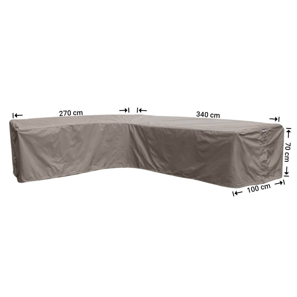 rhs340270leftpy9kZ7G7Et7UY Beschermhoes voor lounge hoekbank 340 x 270 x 100 H: 70 cm