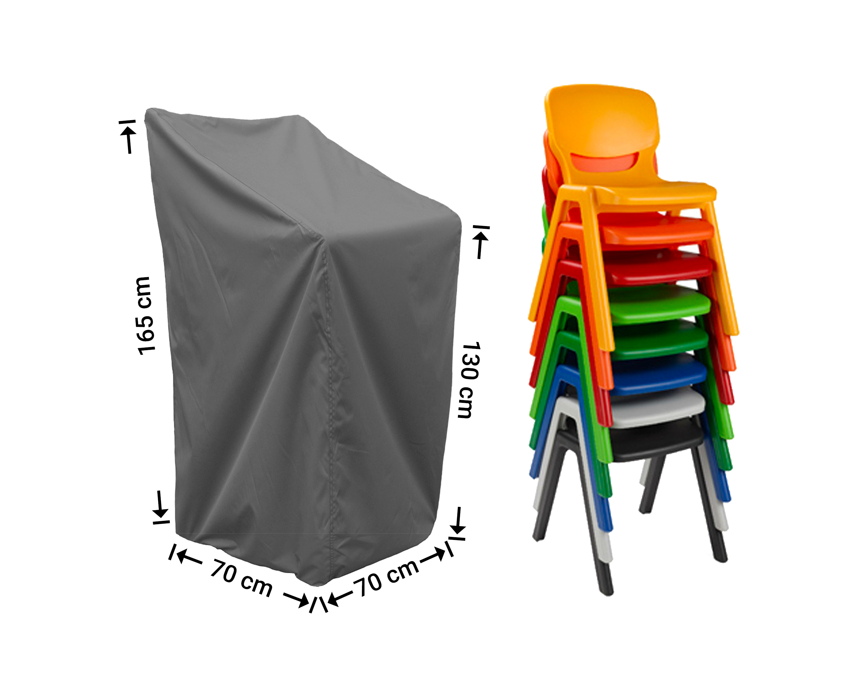 Raffles Covers hoes voor stapelstoelen