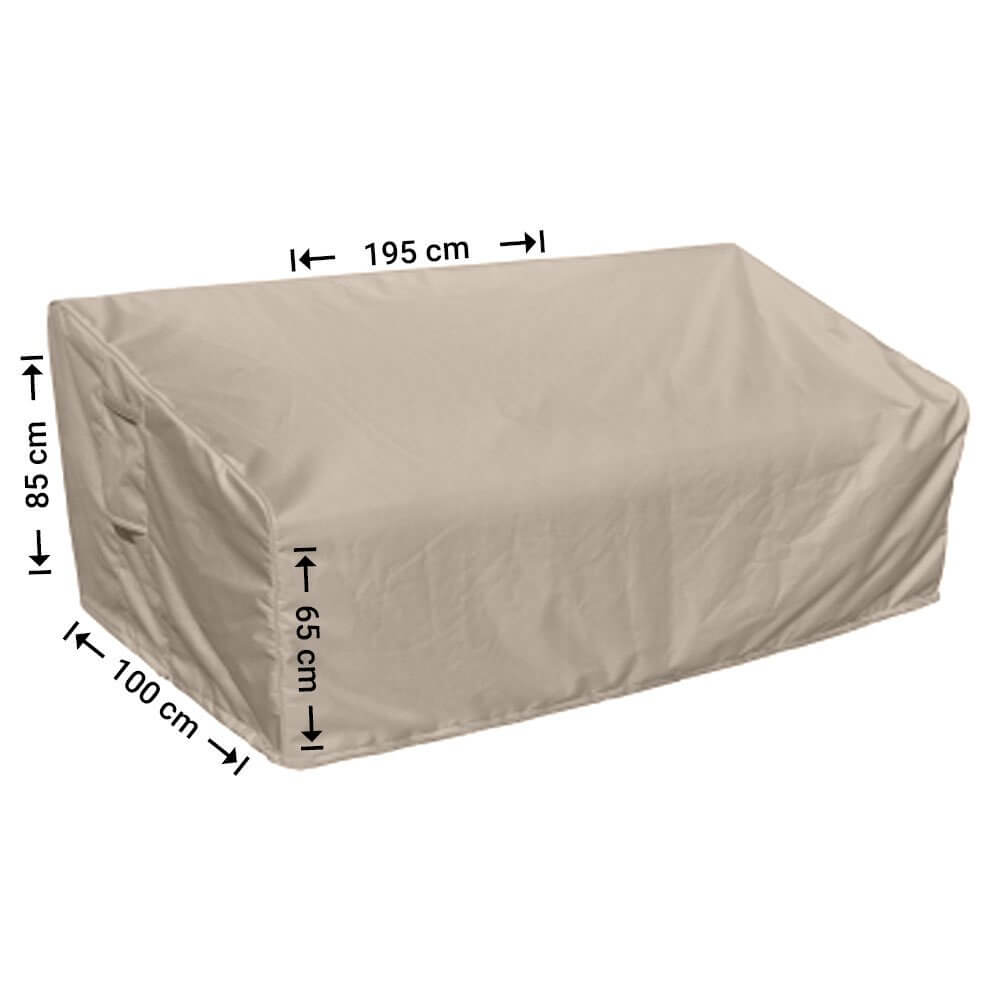 Beschermhoes voor loungebank shaped 195 x 100 H: 85/65 cm