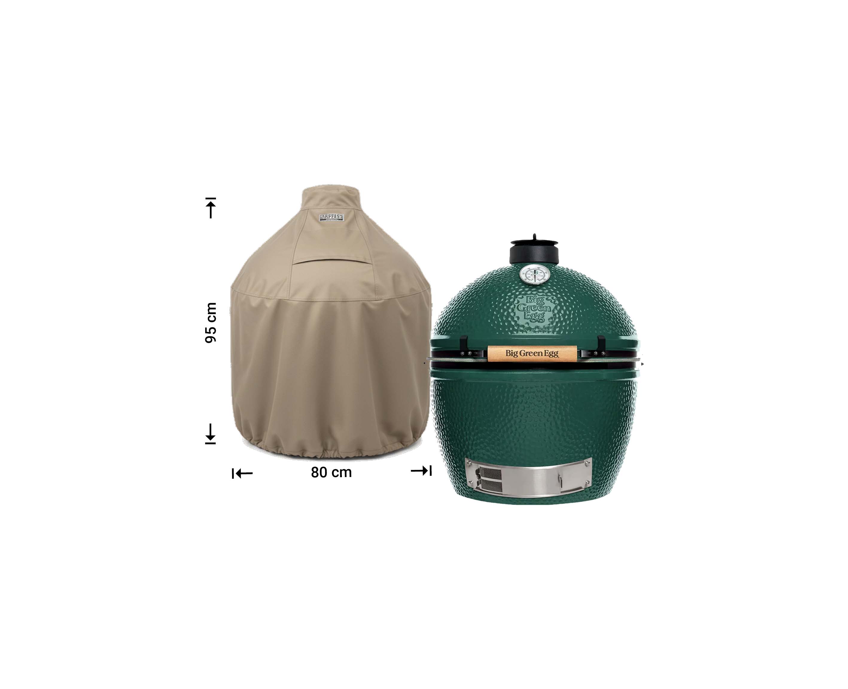 Raffles Covers Kamado Hoes voor Big Green Egg & Kamado BBQ’s