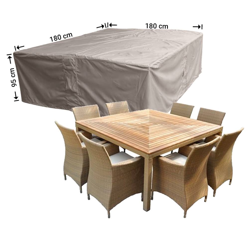 RDS180180-completetdjsnKbY5VGj5 Hoes voor tuinset 180 x 180 H: 95 cm