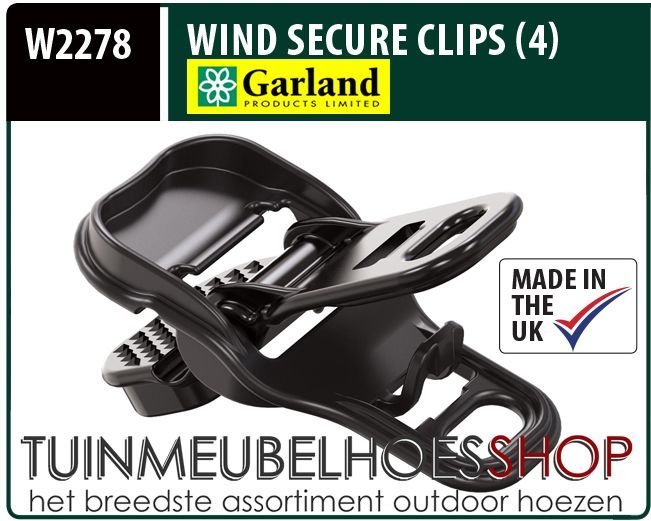 Wind Secure Clips, Wind Klemmen