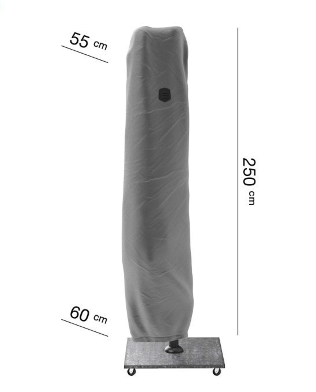 Hoes voor zweefparasol H: 250 cm