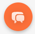 Oranje contactknop voor WhatsApp en contact met Raffles Covers