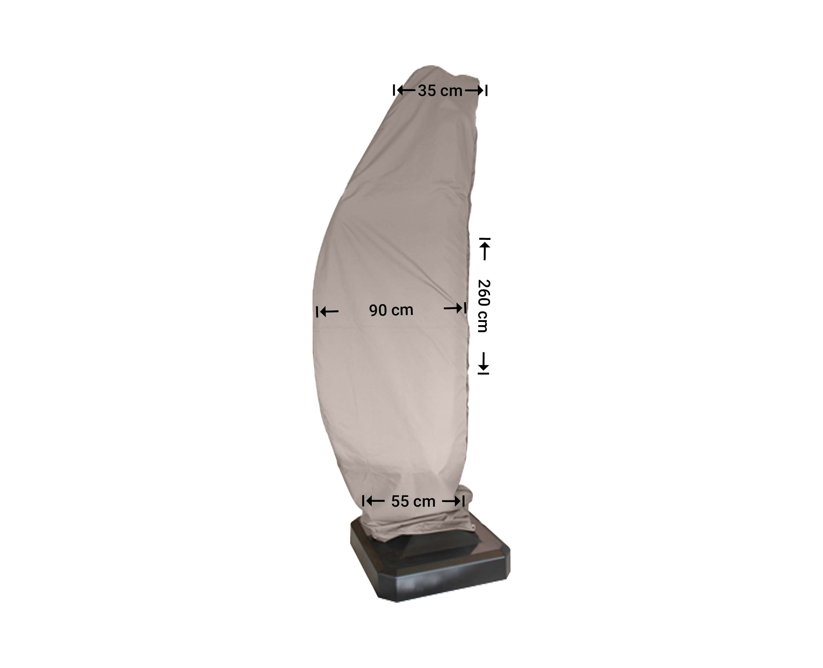 RUC260_8720726723268 Beschermhoes voor zweefparasol 260 cm