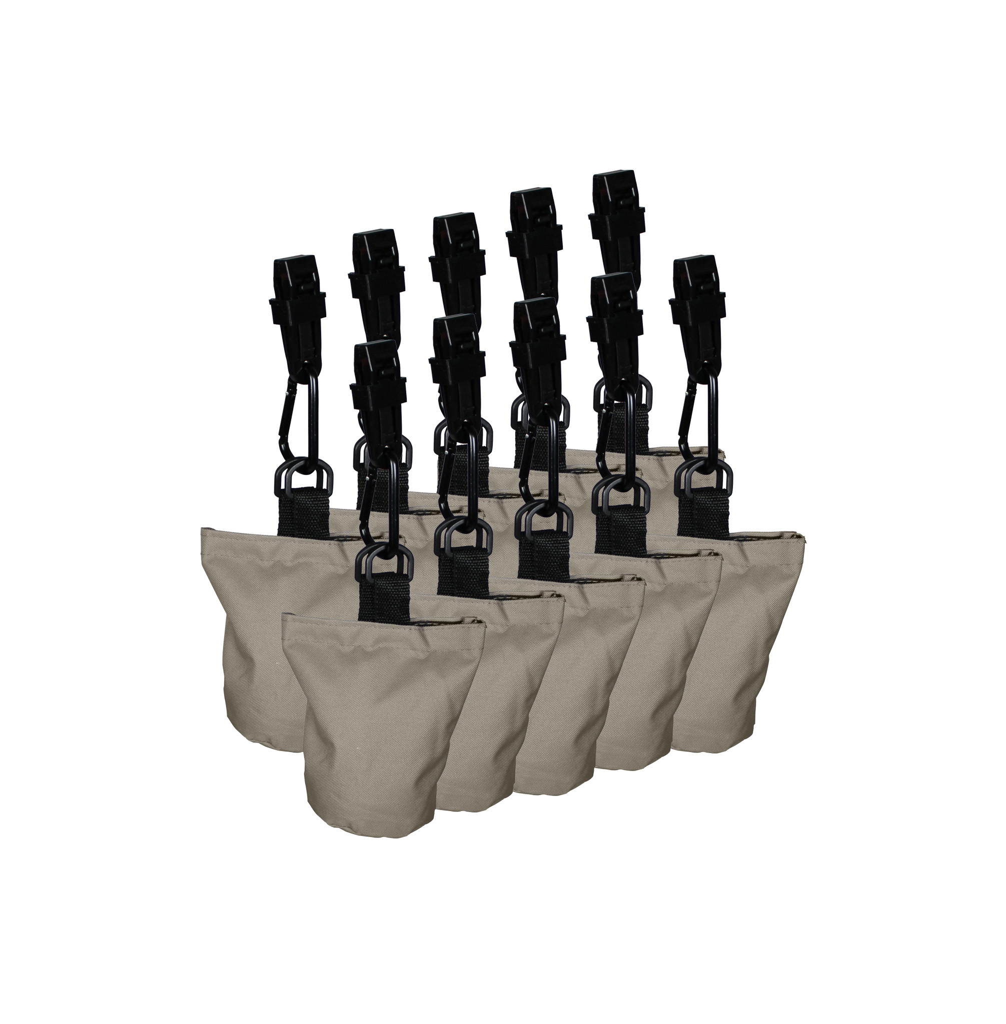 Raffles Covers zandzakjes tegen op- of wegwaaien van uw hoes