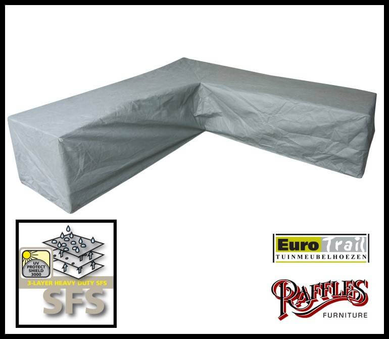 Loungesethoes voor hoekbank 250 x 250 H: 70 cm