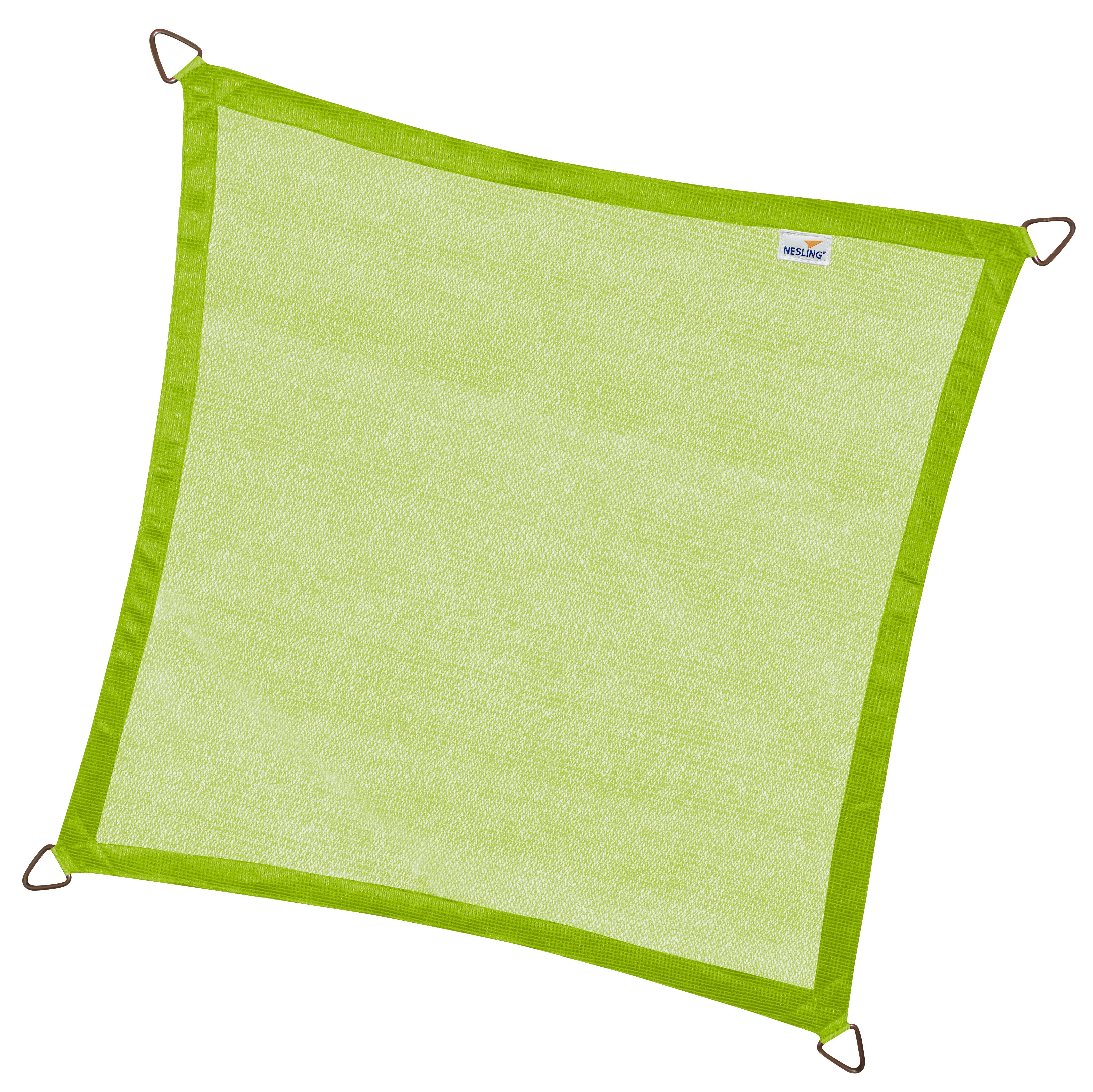 Coolfit schaduwdoek vierkant 3,6 m - Lime Green Coolfit schaduwdoek vierkant 3,6 m - Lime Green