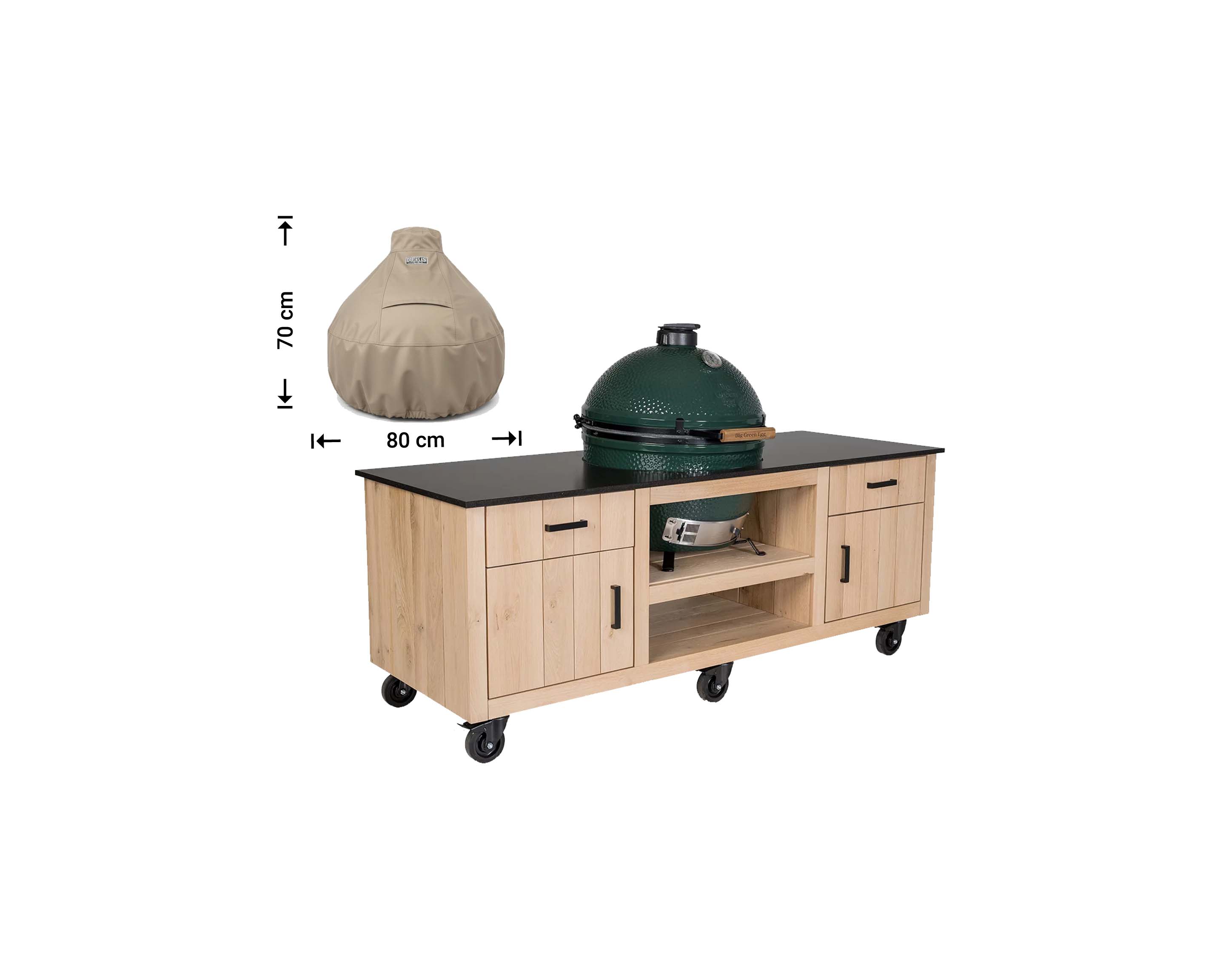 Raffles Covers Kamado Hoes voor Big Green Egg & Kamado BBQ’s
