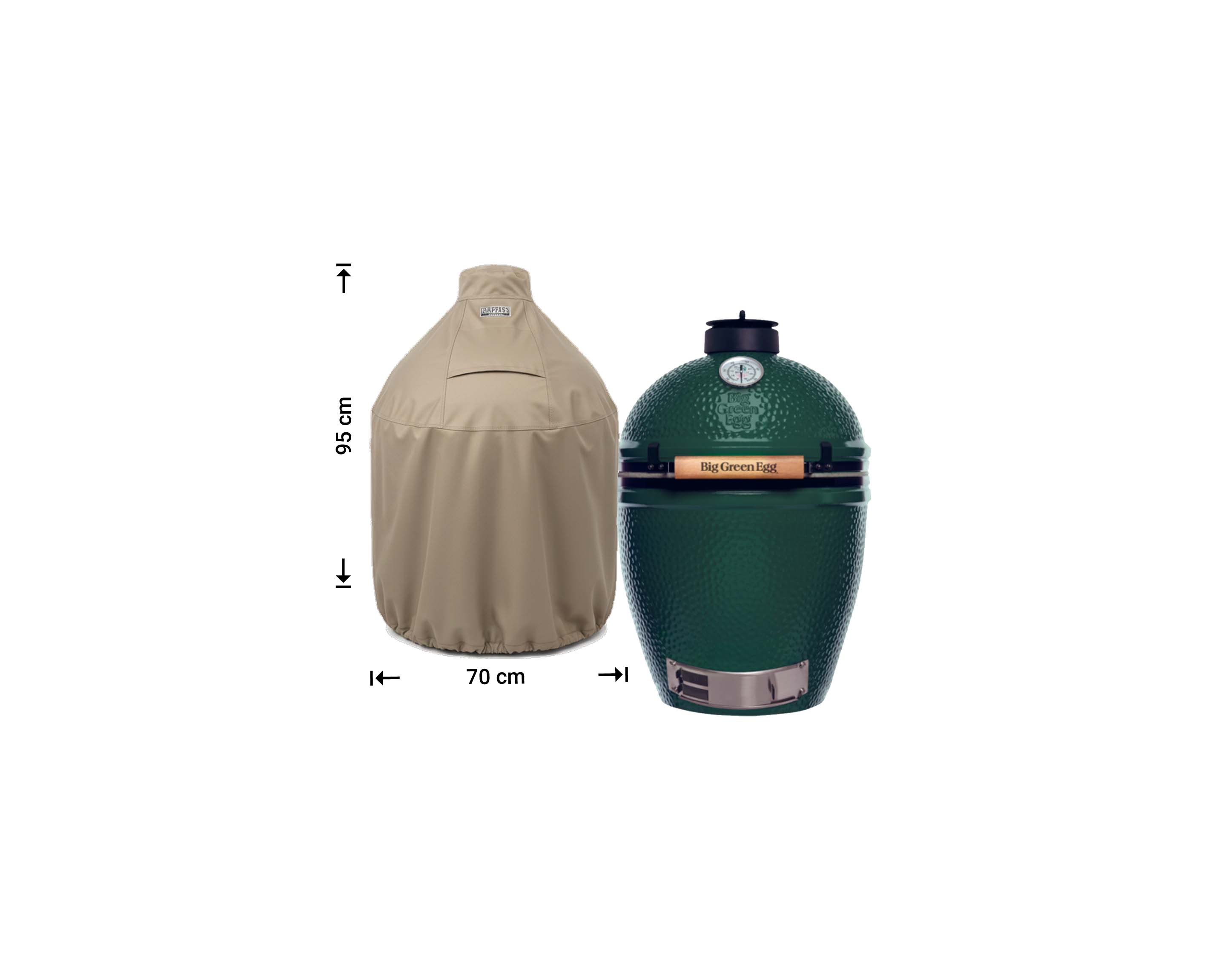 Raffles Covers Kamado Hoes voor Big Green Egg & Kamado BBQ’s