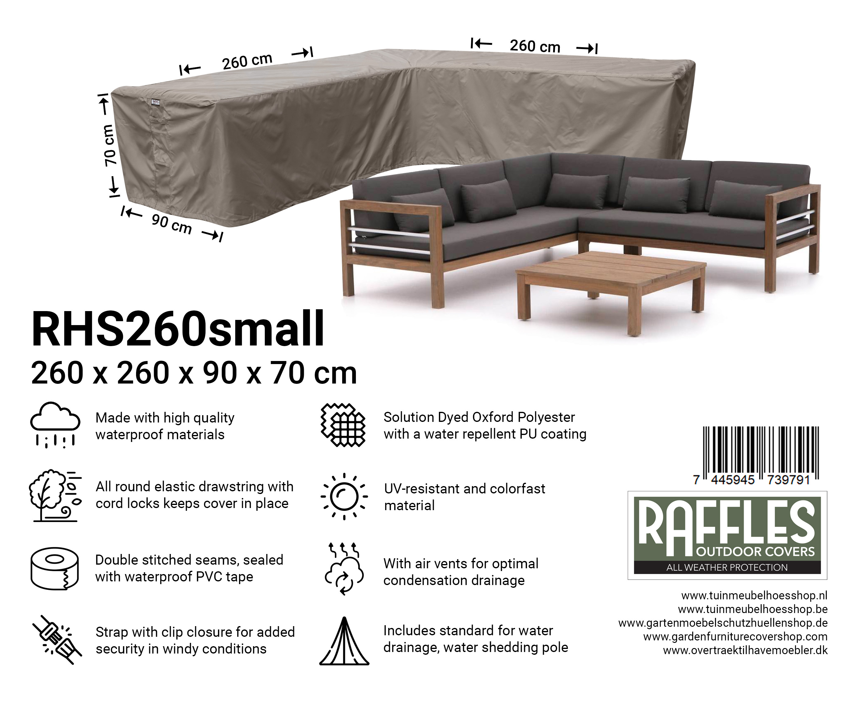 RHS260small_7445945739791 RHS260small hoekbank hoes 260 x 260 x 90 H: 70 cm