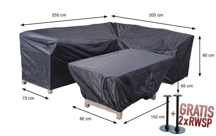 70852-hoes-voor-lounge-hoek-met-tafelzNJ9udW3E09Kz Afdekhoes hoeksalon en hocker 255 x 205 H: 80 cm